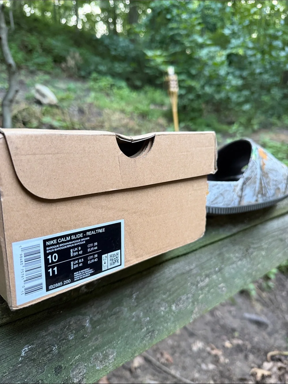Nike Realtree Camo Slide Sandals in Black, Brown, Green